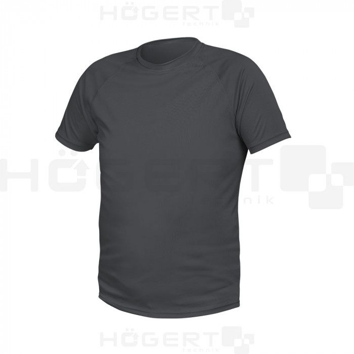 Hogert T-shirt poliestrowy grafitowy HOGERT HT5K402