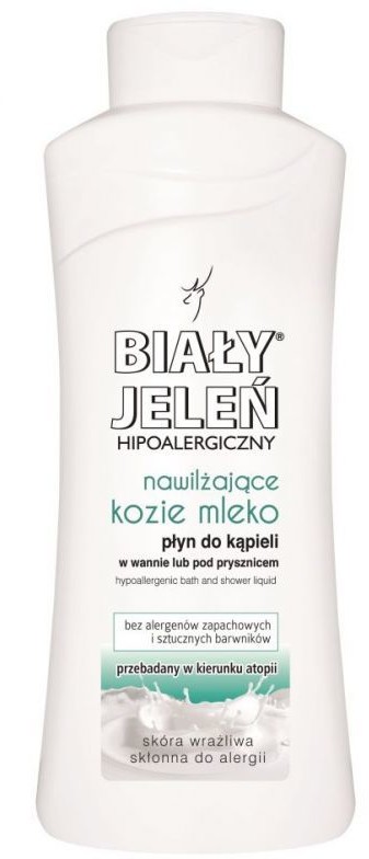 Pollena SP Z O.O SP.K BIAŁY JELEŃ Płyn do kąpieli i pod prysznic Kozie Mleko 750 ml