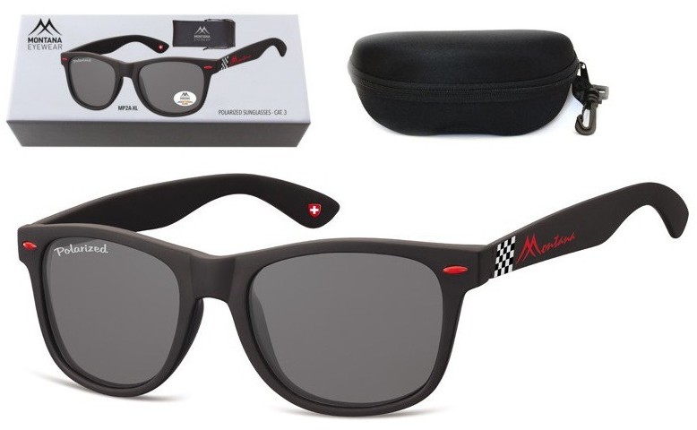 Montana Duże Klasyczne Okulary Polaryzacyjne Nerdy BOXMP2A-XL + pudełko BOXMP2A-XL