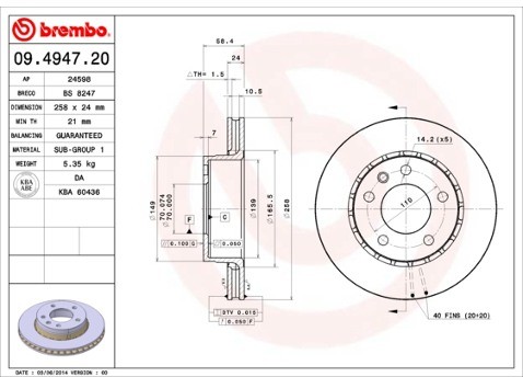 BREMBO 09.4947.20
