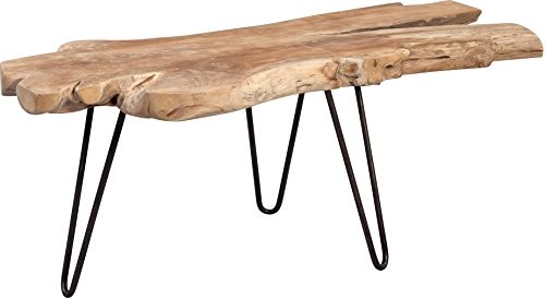 HomeTrends4You tallus stolik kawowy, drewno, Teak, 100 x 40 x 40 cm