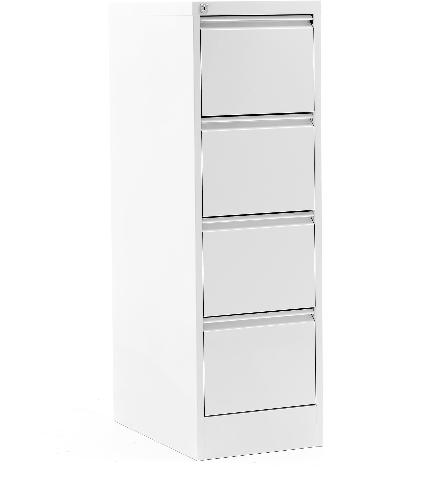 AJ Szafka kartotekowa A4 4 szuflady 415x630x1320 mm biały 149891