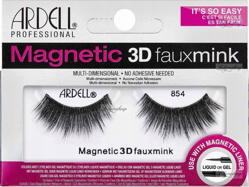 Ardell Magnetic FauxMink Lashes - Magnetyczne rzęsy na pasku - 854