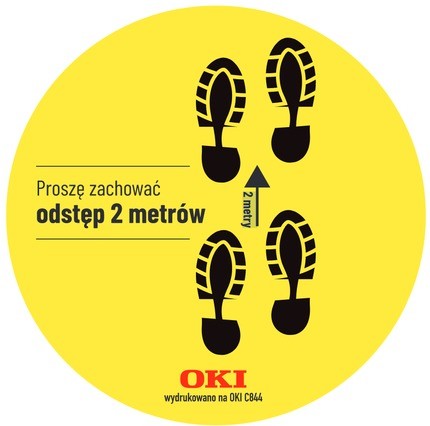 OKI Floor Circle 285 x 285 20szt 3037W9 1) 3037W9