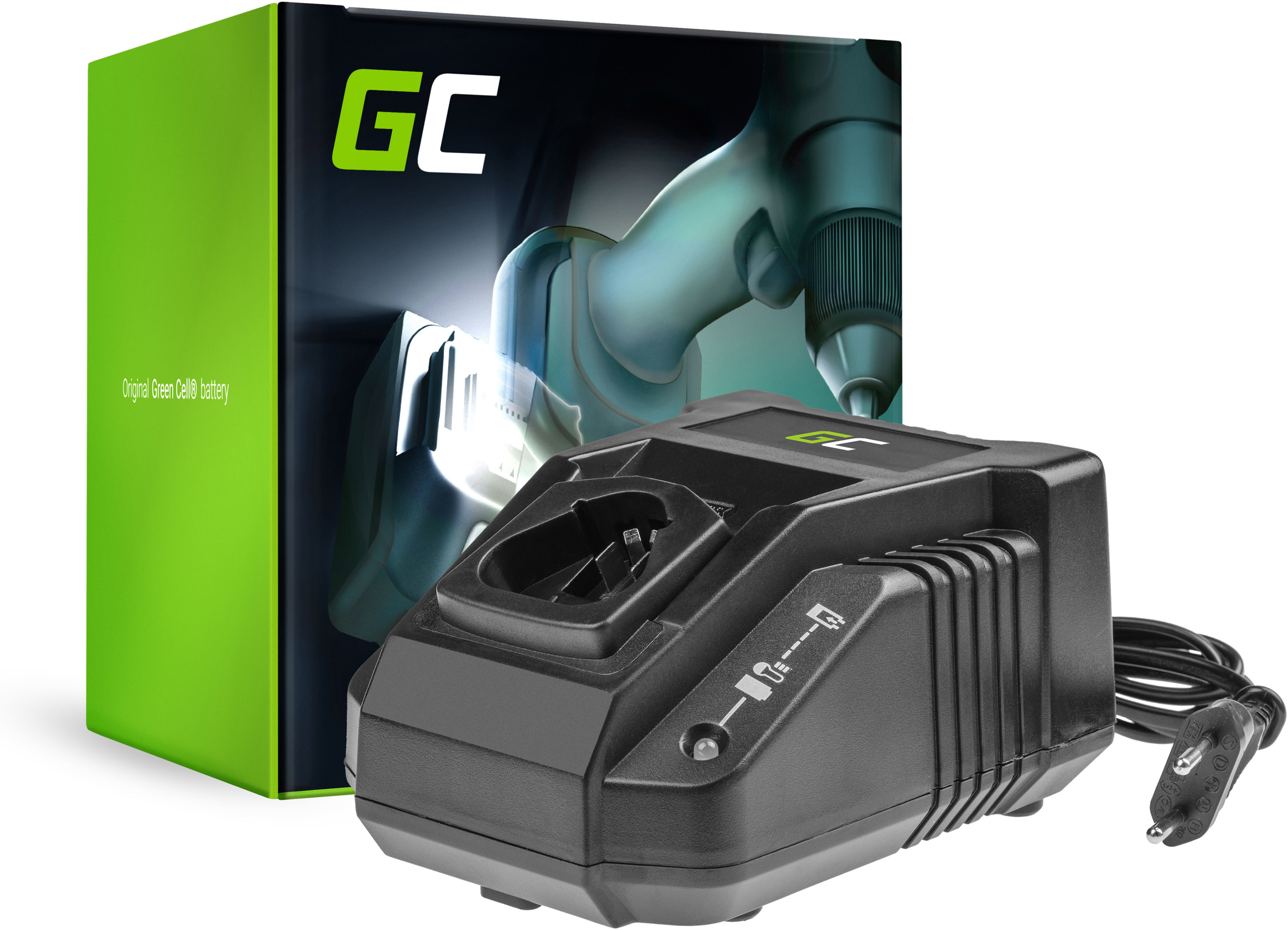 Bosch Green cell Ładowarka (10.8V-12V Li-Ion) AL1115CV GAL1215CV do elektronarzędzi D-70745 BAT411 BAT412 BAT413 GBA GLI GSA GSR 10.8V-LI CHARGPT26