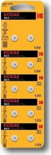 Kodak Baterie Zegarkowe Lr41 Ag3 392 736 G3 10 Szt SB5246