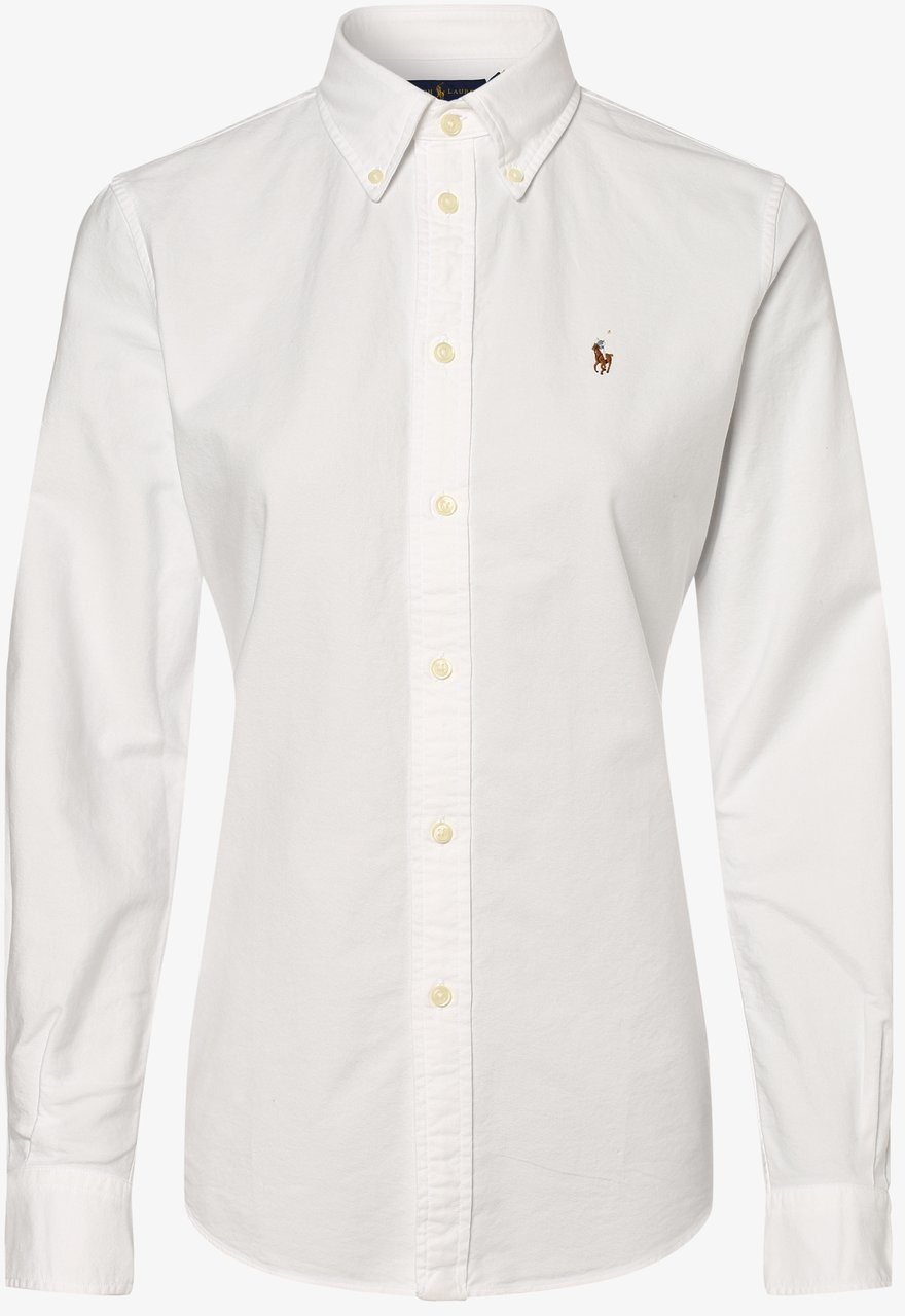 Ralph Lauren Polo Polo Bluzka damska Slim Fit, biały