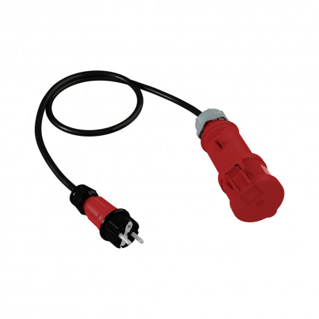 Doktorvolt Adapter 1m z wtyczki 230V Unischuko na gniazdo siłowe 230V/16A/5P 2773 DV-2773-230-A-16