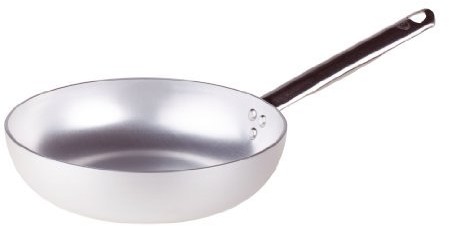 Agnelli pentole agnelli profesjonalny 3 MM, aluminiowa z łbem wpuszczanym skakanka patelnia z trzonkiem z rur, srebrny/czarny, 40 cm ALMA111B40