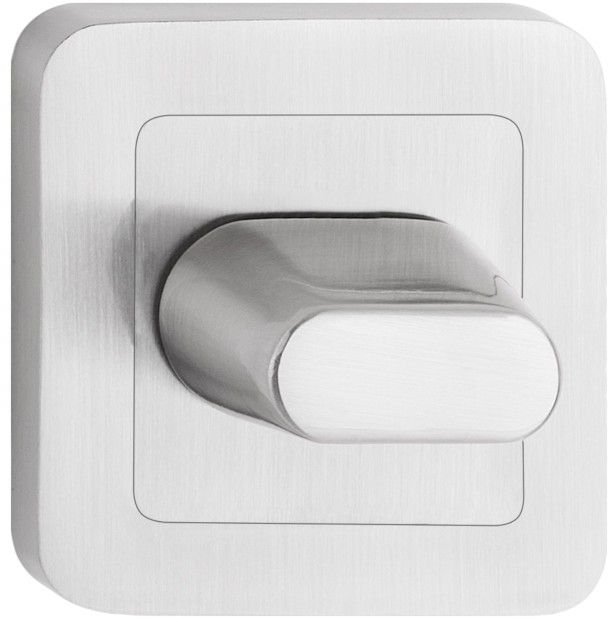 Metalbud Szyld drzwiowy  zaokrąglony dolny WC nikiel