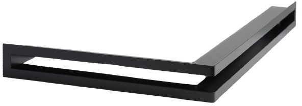 Ekkom Kratka kominkowa  Aero czarna 380 x 580 x 60 mm