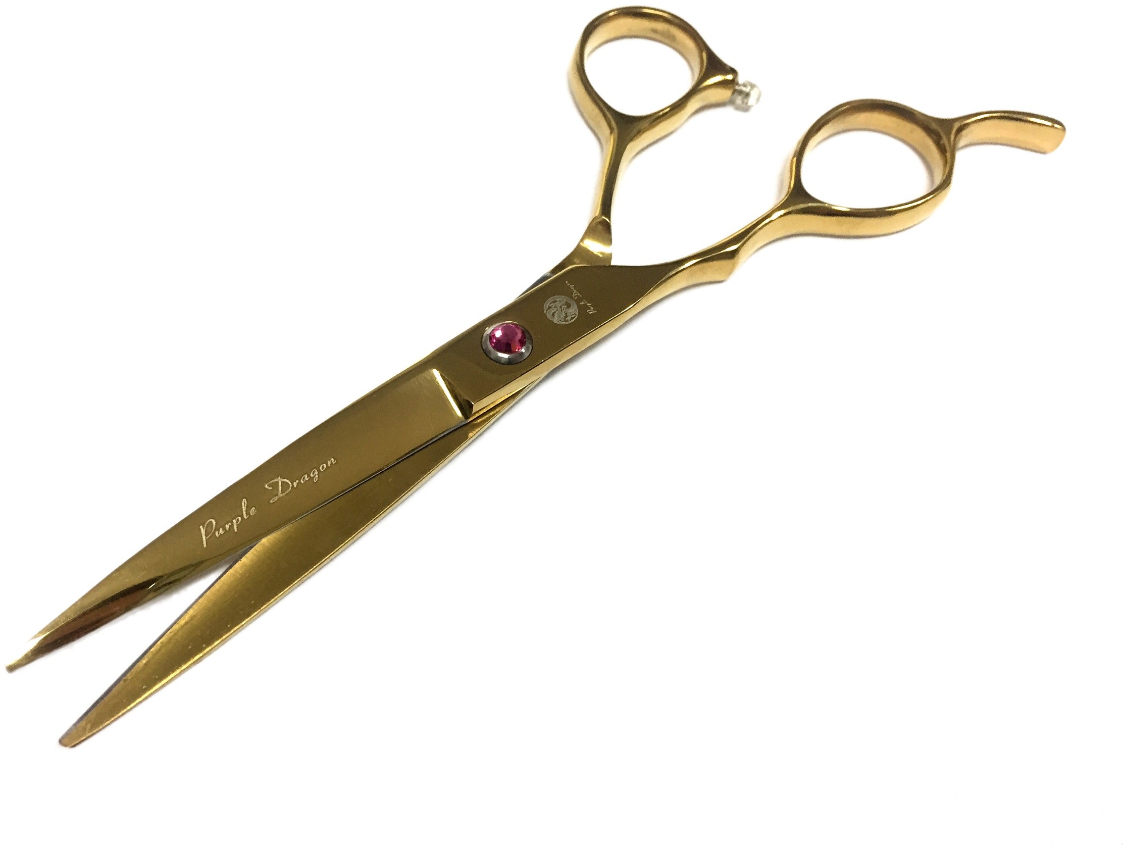 Purple Dragon Nożyczki Fryzjerskie Do Strzyżenia Włosów 5,5 Leworęczne Gold N65-PD