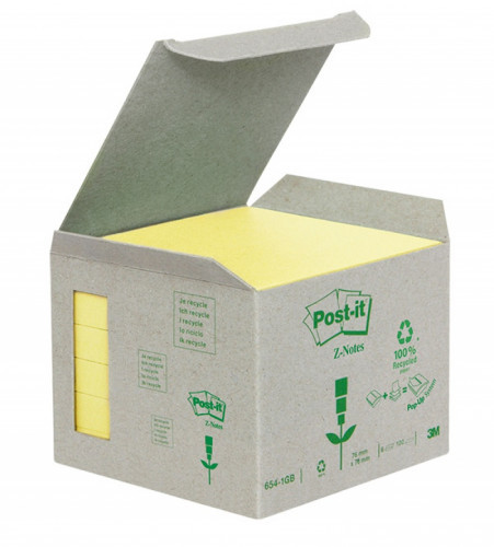 Post-It Karteczki 76x76 Z-Notes R330-1B żółty op.6