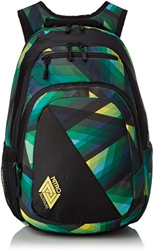 Nitro Mężczyźni Plecak Stash Geo Green/GGR, jeden rozmiar 878011