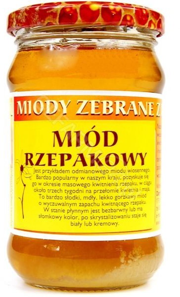 Dary Natury miód rzepakowy 400 g