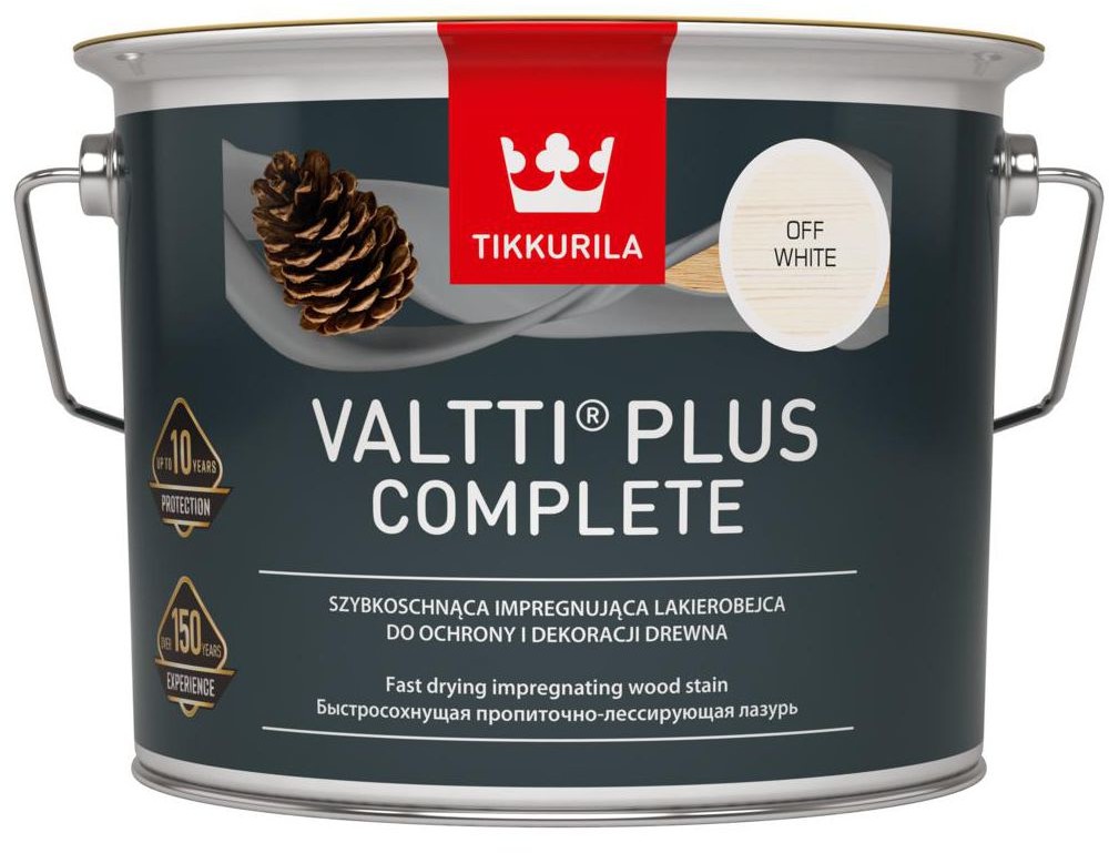 Tikkurila Lazura do drewna VALTTI 2.5 l Off white