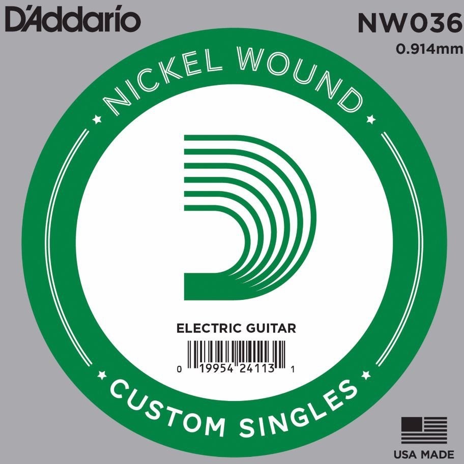 D'Addario nynw036 nyxl Nickel Wound pojedyncze gitary NYNW036