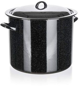 Banquet Garnek emaliowany z pokrywką 30 cm