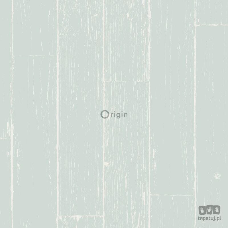 Origin Tapeta na flizelinie w deski panele miętowe drewno 347540_origin