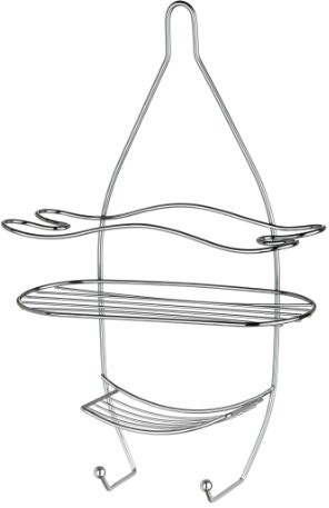 Premier Housewares Premier housewares 3 stoeckiger Shower Caddy z hakiem, 28,5 x 46 cm, chrom 1600563