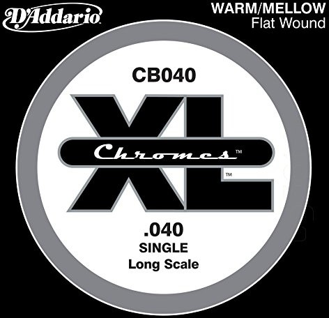 D'Addario cb040 Bass XL chromes ścienny Wound pojedyncze gitary (.040 cala) CB040