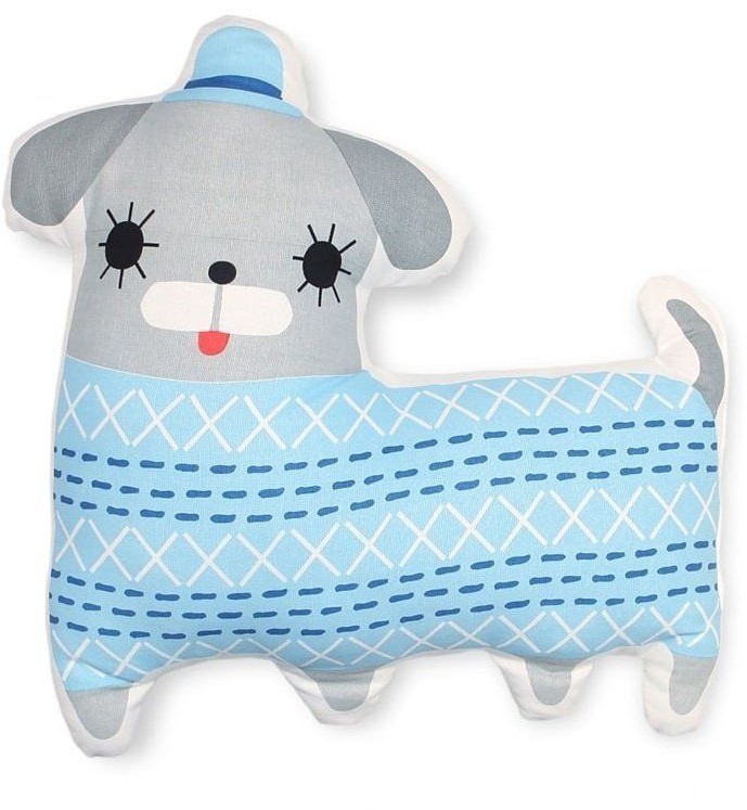 Petit Monkey Petit Monkey - poduszka z BIO bawełny Piesek w meloniku 44 cm