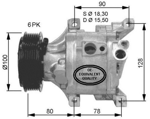 NRF Kompresor, klimatyzacja NRF 32466