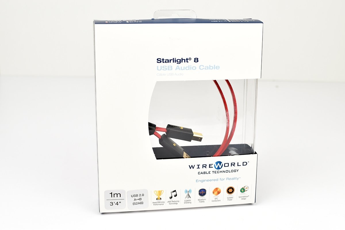 Wireworld Starlight 8 USB 2.0 Flat (S2AB) - USB A-B Starlight 8 USB 2.0