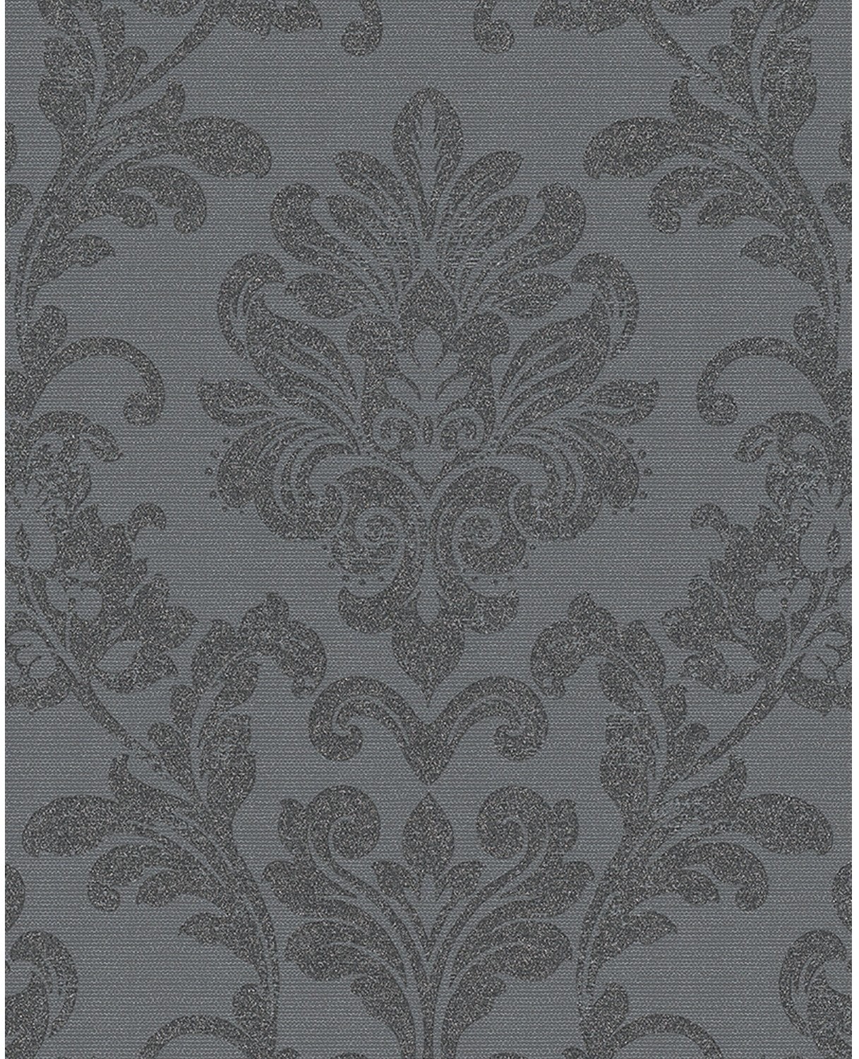 Polami Tapeta fizelinowa Ornament czarna 53 cm x 10,05 m