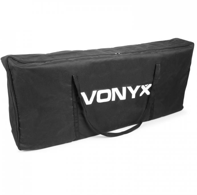 Vonyx Vonyx DJ-Deck-Stand torba transportowa dla DJa na konsolę i pulpit czarny Sky-180.039