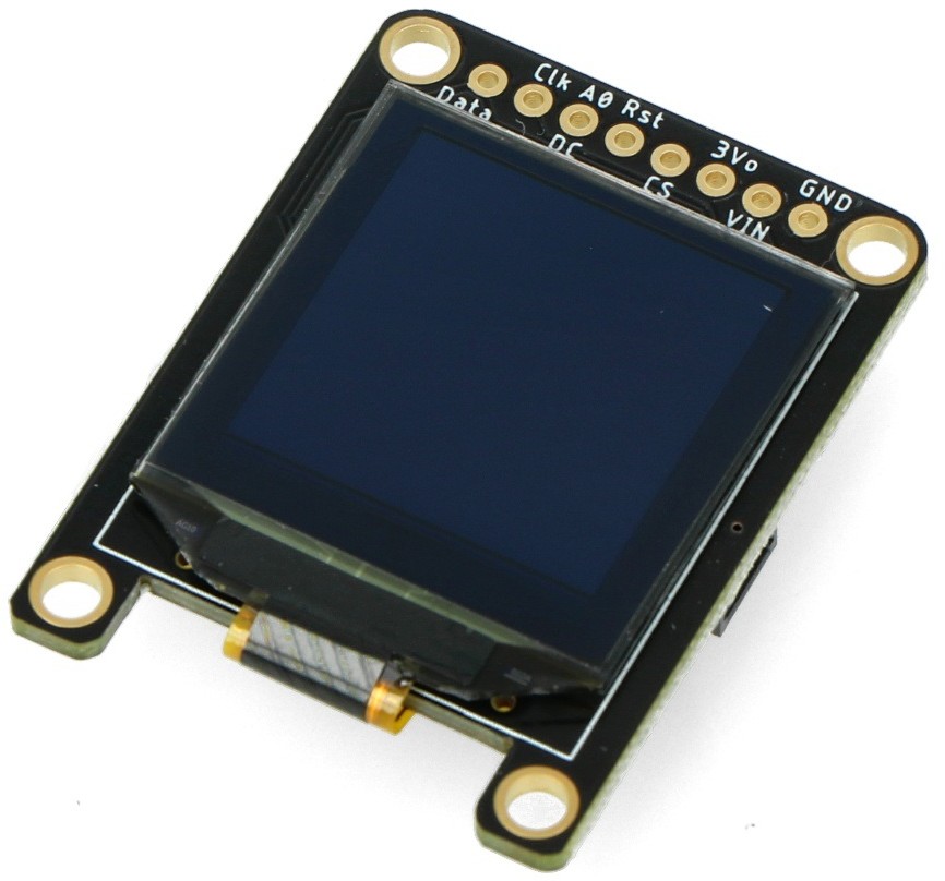 Adafruit Wyświetlacz OLED monochromatyczny graficzny 1,12'' 128x128px - STEMMA QT / Qwiic - Adafruit 5297 ADA-20786