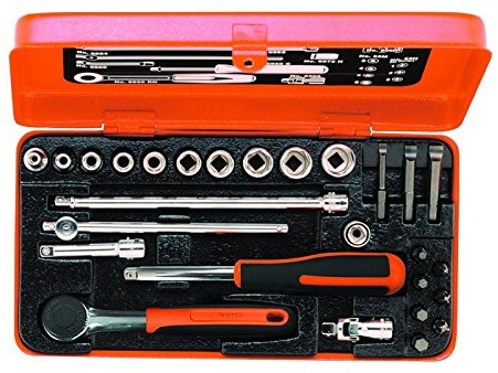 Bahco zestaw kluczy nasadowych 1/4