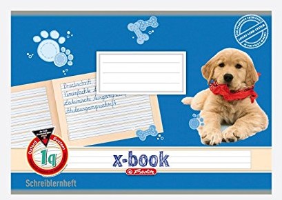 Herlitz 1957737 zeszyt do nauki pisania, DIN A4 poziomy, liniatura SL 1957737