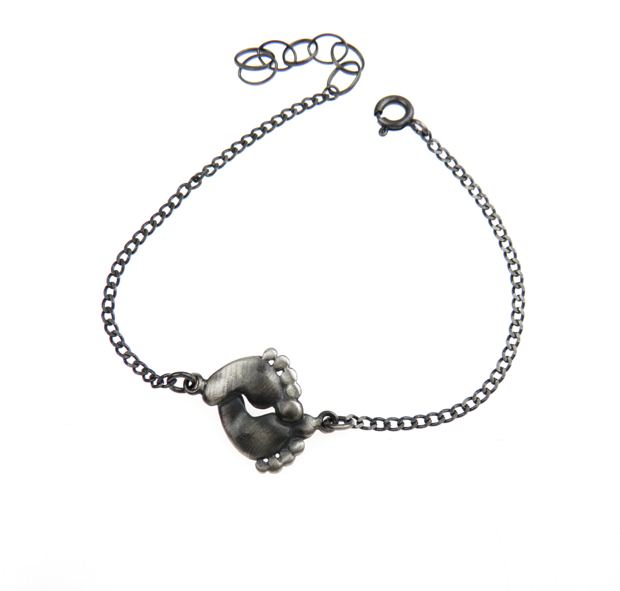 Venus Galeria Małe stópki - bransoletka srebrna