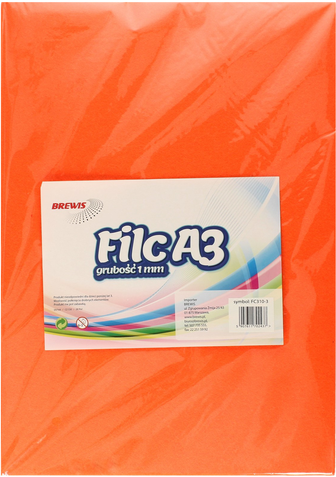 BREWIS Filc A3 pomarańczowy Brewis (10)