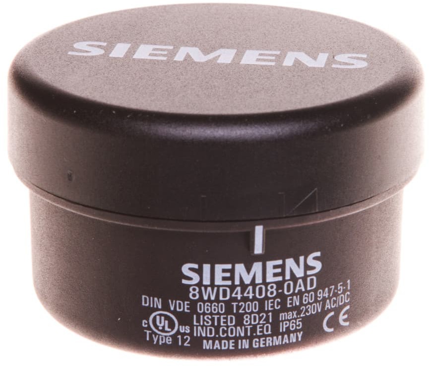 Siemens Element łączący z pokrywą 70mm 8WD4408-0AA 8WD4408-0AA