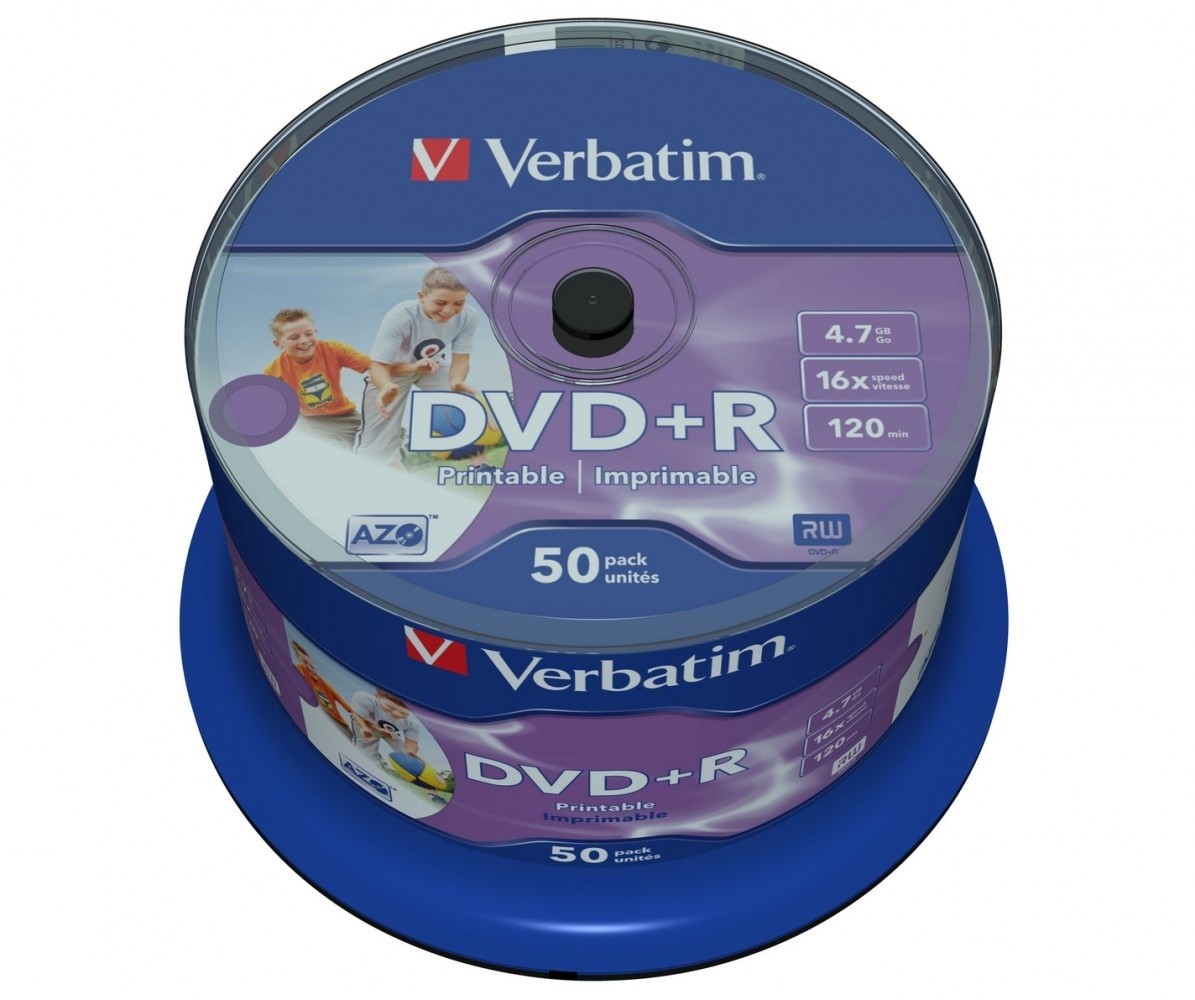 Verbatim DVD+R 4,7GB x16 Datalife 50szt 43793