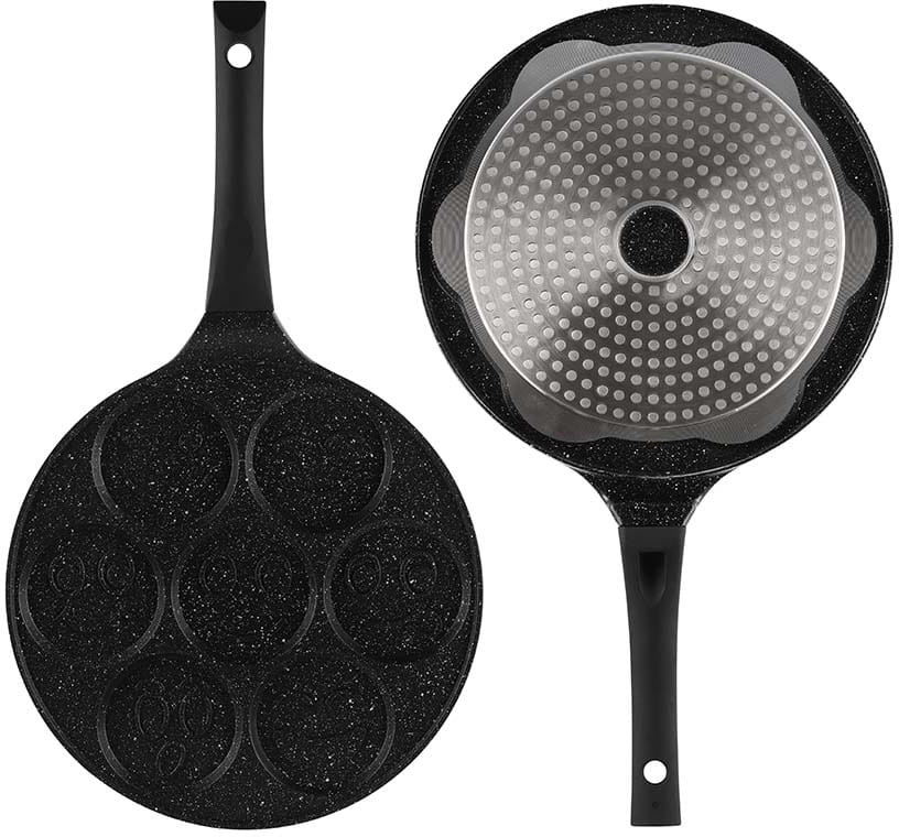 Edenberg Patelnia do placków EB 7511 do mini naleśników z wzorami 27cm EB 7511/KR 2657