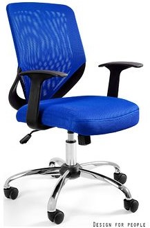 Unique Fotel biurowy MOBI niebieski (W-95-7)