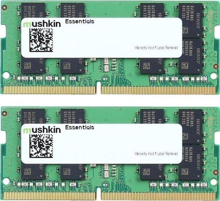 Mushkin  do laptopa Essentials SODIMM DDR4 64GB 3200 MHz CL22 MES4S320NF32GX2 MES4S320NF32GX2