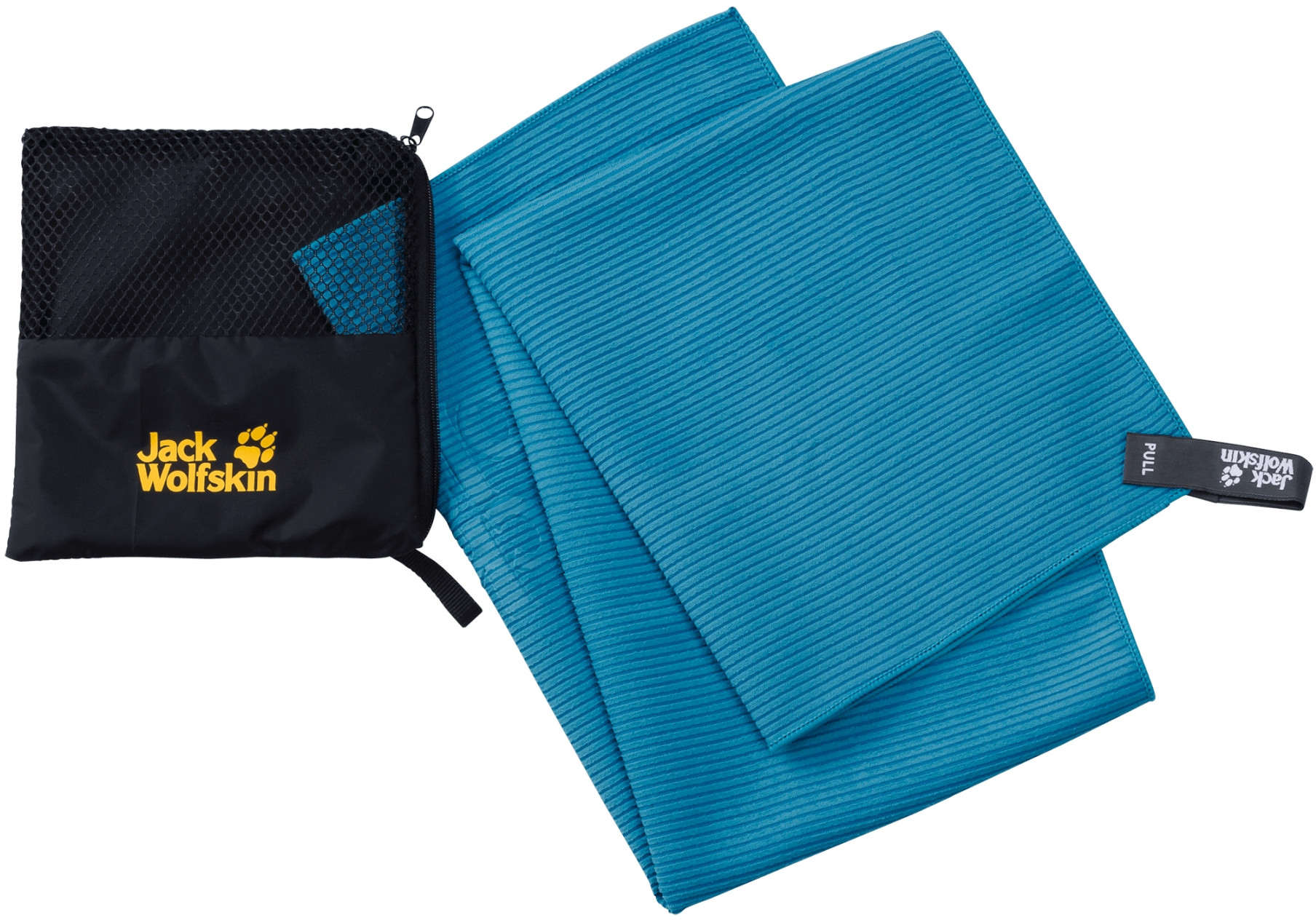 Jack Wolfskin Ręcznik szybkoschnący GREAT BARRIER TOWEL M turquoise - ONE SIZE apm_8006431-1081