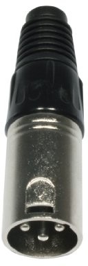 Accu Cable AC-C-X3 M XLR wtyk męski 3-biegunowych Czarny AC-C-X3M