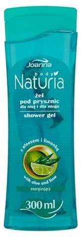 Joanna Naturia Body energizujący żel pod prysznic Aloes i Limonka 300ml 62422-uniw