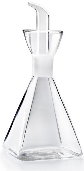 Ibili Pojemnik na oliwę 250 ml 746902 kształt piramidy szklany