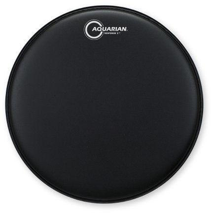 Aquarian aquarian Response2 Texture Coated 33 cm (13 cale) drum zestawy/perkusja sierść (RAU) czarna ATCRSP213BK