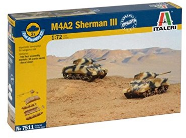 Italeri 7511S m4 a2 Sherman III