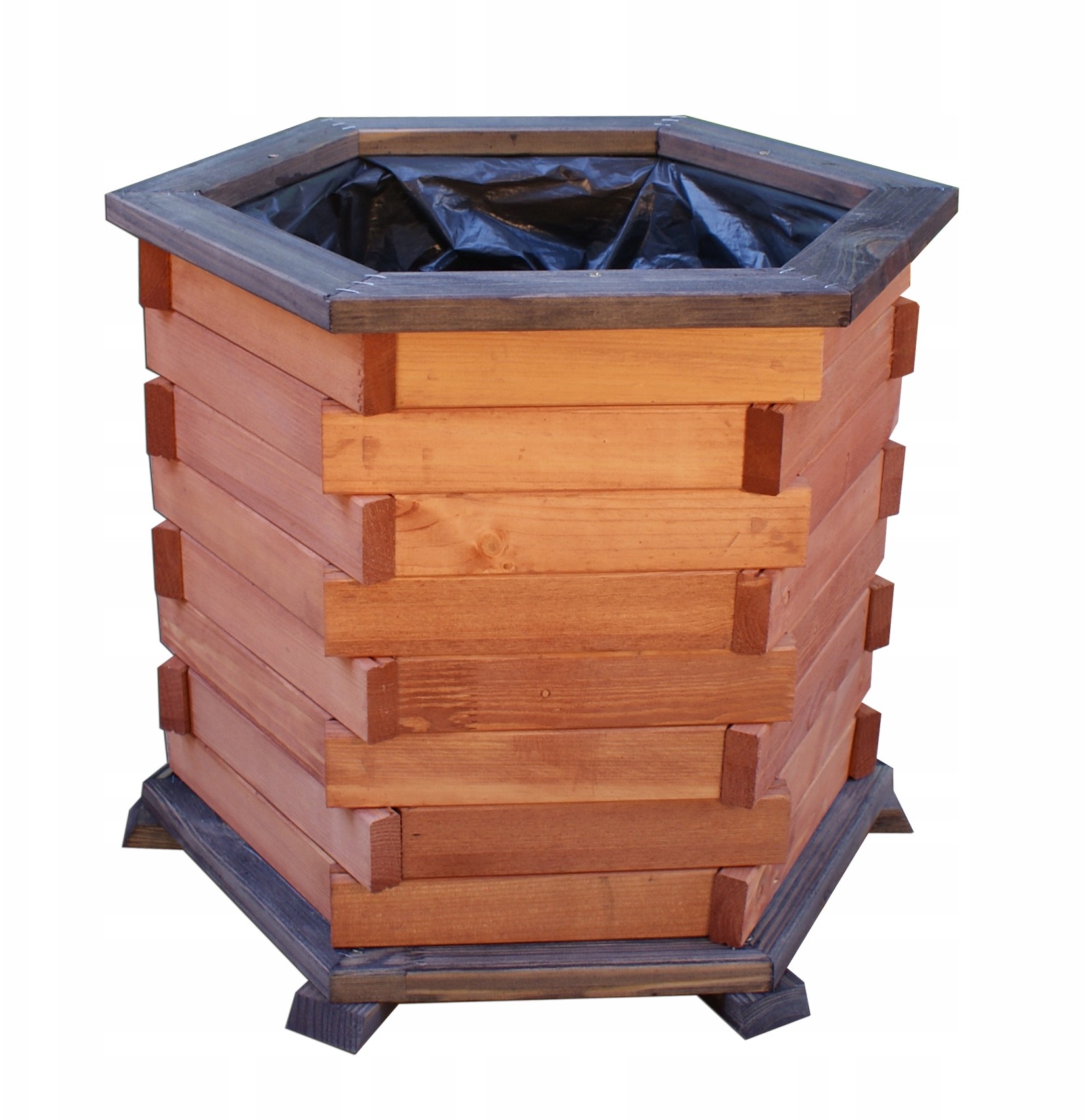 Donica Na Kwiaty Ogrodowa Drewno 40cm Producent D2