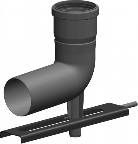 Jeremias Kolano 87° 60/80 mm z podporą i szyną mocującą 130-PP06080- 060a