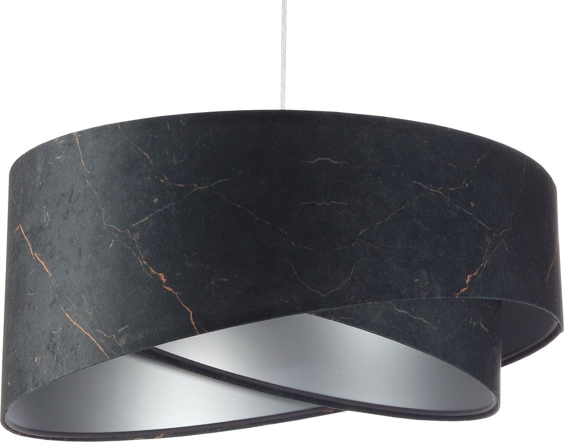 Koncept BPS Lampa wisząca BPS Lampa wisząca BLACK MARBLE czarna/srebrna BP-060-139