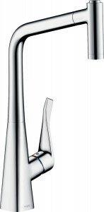 Hansgrohe 73801000 M7116-H320 Jednouchwytowa bateria kuchenna 320 wyciągana wylewka 2jet chrom